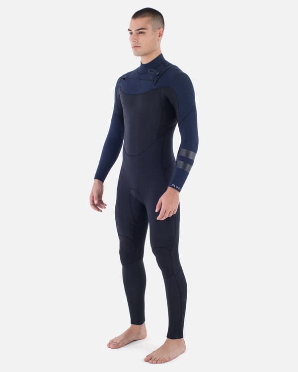 Hurley Mens Plus Sleeve Texture 4/3mm Fullsuit Total Eclipse