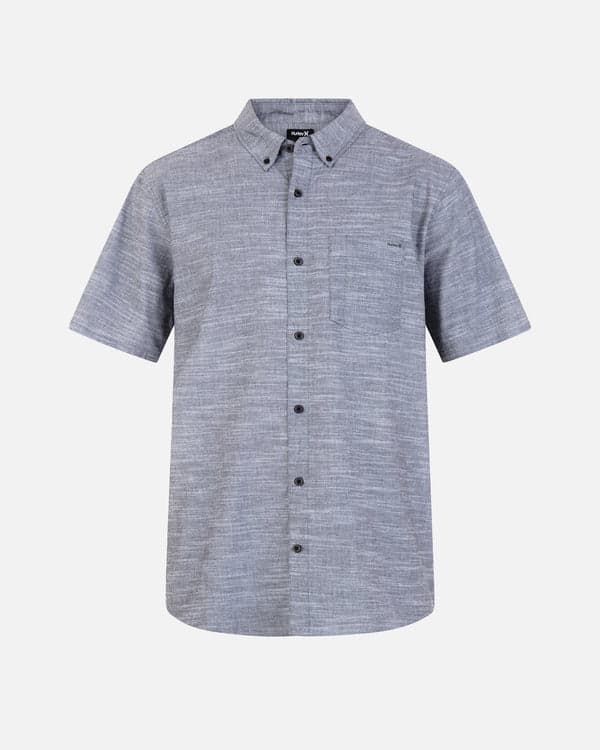 hurley One And Only Stretch Short Sleeve Shirt Black