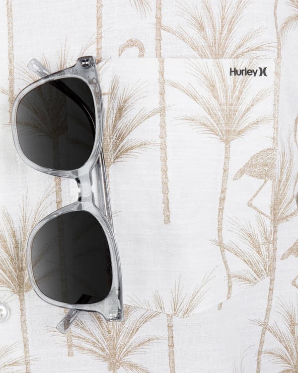 Hurley One And Only Stretch Short Sleeve Shirt Bone