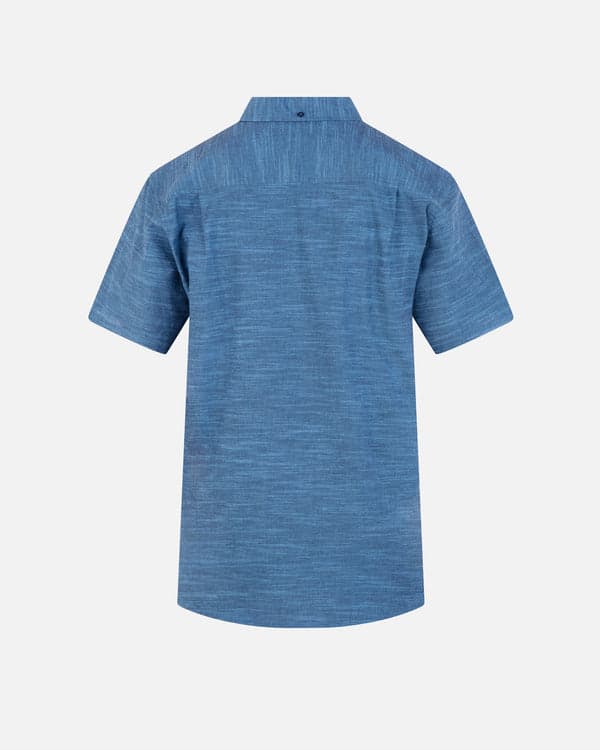 Hurley One And Only Stretch Short Sleeve Shirt Obsidian