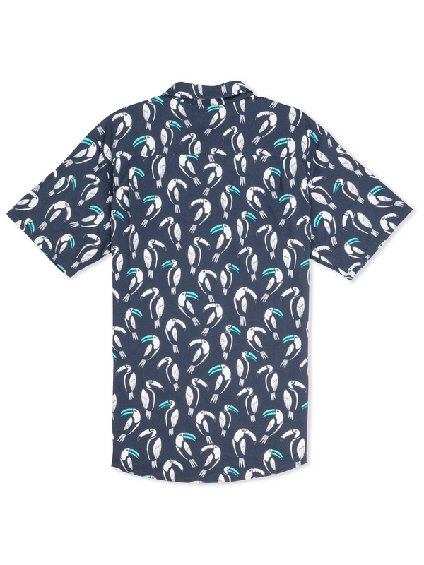 Hurley One & Only Lido Stretch Short Sleeve Shirt GREY