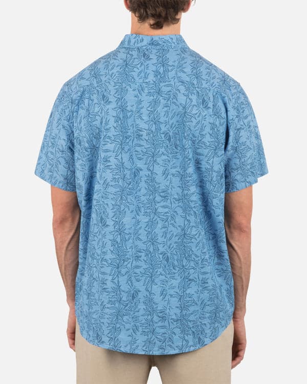 Hurley One & Only Stretch Print Short Sleeve Kingdom Blue