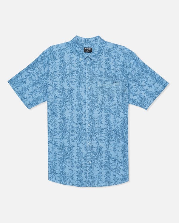 Hurley One & Only Stretch Print Short Sleeve Kingdom Blue
