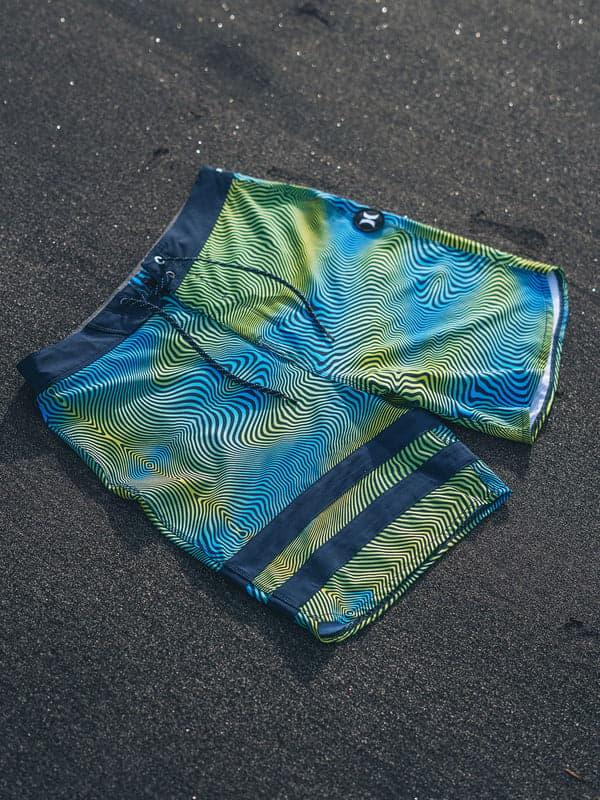 Hurley Phantom Eco Block Party Boardshort 18" Armored Navy