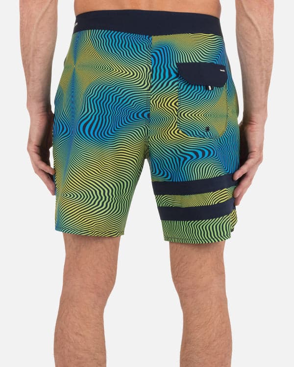 Hurley Phantom Eco Block Party Boardshort 18" Armored Navy