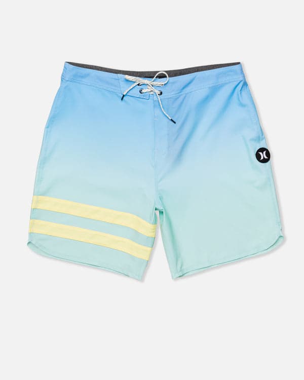 Hurley Phantom Eco Block Party Boardshort 18" Blue Dream