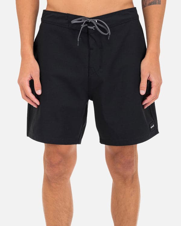 hurley Phantom-Eco One And Only Solid 18" Boardshort Black