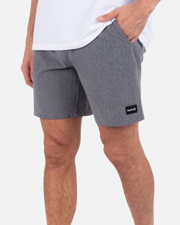 Hurley Phantom Flow Volley Walkshort 18" Black Heather