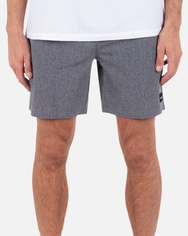 hurley Phantom Flow Volley Walkshort 18" Black Heather