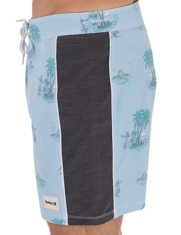 Hurley Phantom Naturals Blocked Session Boardshort 16" EIFEL BLUE