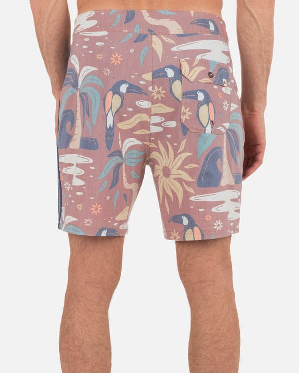 Hurley Phantom Naturals Tailgate Boardshort 18" Phantom Rose