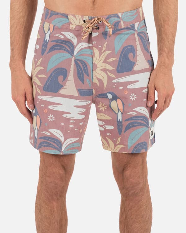 hurley Phantom Naturals Tailgate Boardshort 18" Phantom Rose
