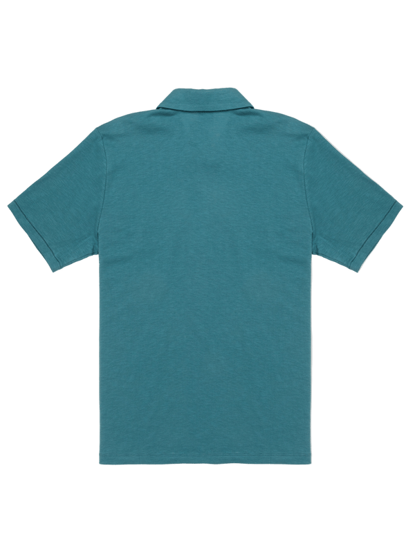 Hurley Printed Stripe Slub Polo Short Sleeve DEEP EMERALD
