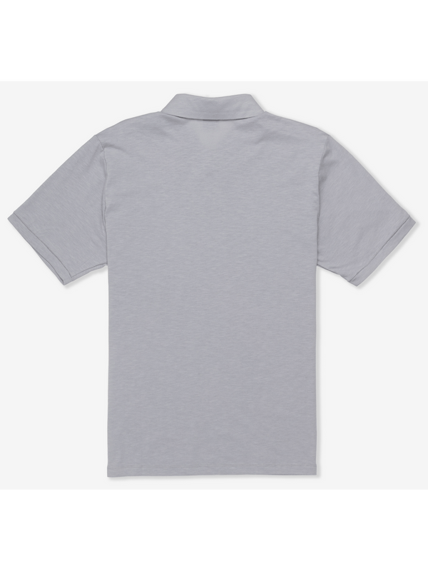 Hurley Printed Stripe Slub Polo Short Sleeve LT STONE GREY