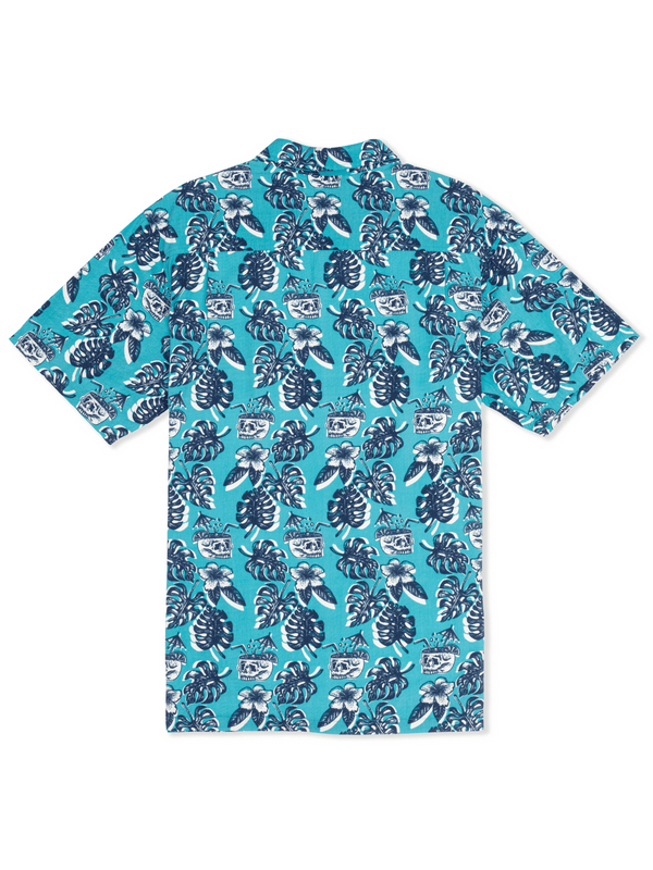 Hurley Rincon Short Sleeve Printed Shirt BLUE MULTI