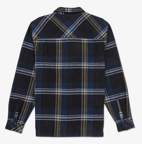Hurley Santa Cruz Shorline Flannel Long Sleeve Black