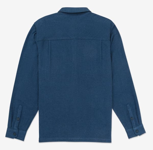 Hurley Santa Cruz Twill Flannel Long Sleeve Armored Navy