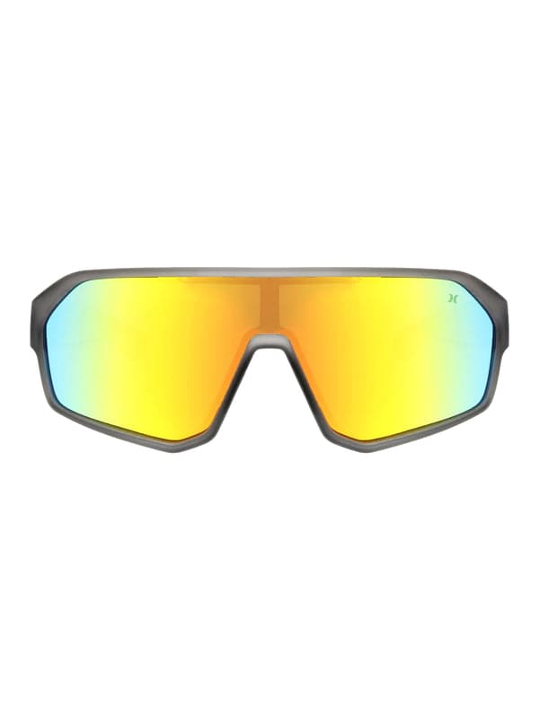 Hurley Scar Polarized Shield Sunglasses Matte Black