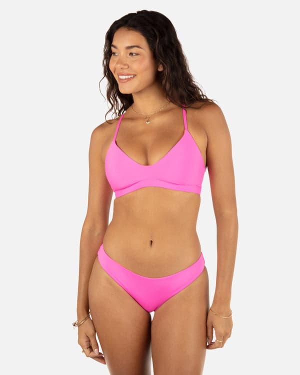 Hurley Solid Reversible Moderate Bottom Disco Pink/Maraschino