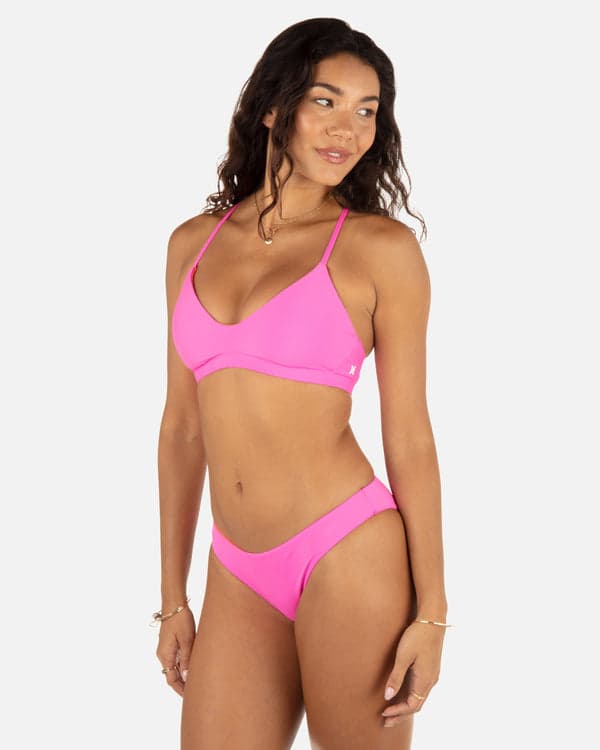Hurley Solid Reversible Moderate Bottom Disco Pink/Maraschino