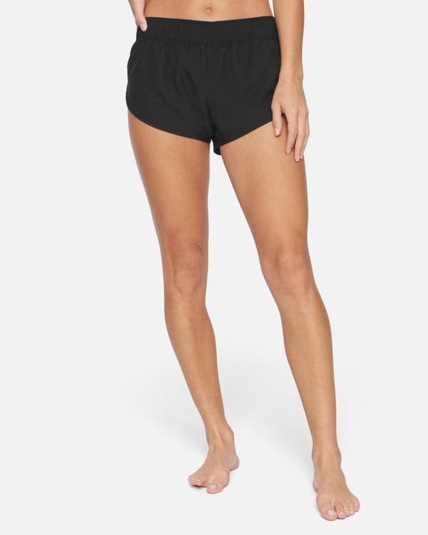 hurley Supersuede Solid Beachrider 2.5" Boardshort Black