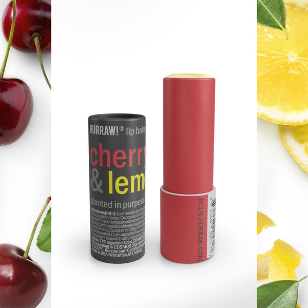 Hurraw Balm Cherry & Lemon Lip Balm