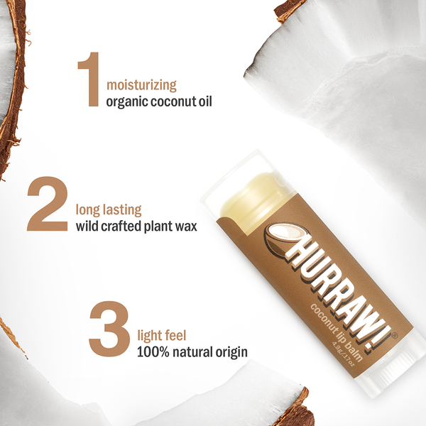 Hurraw Balm Coconut Lip Balm