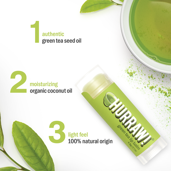 Hurraw Balm Green Tea Lip Balm