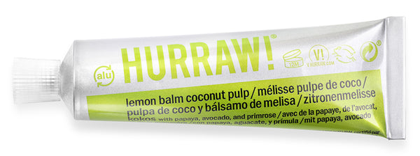 hurraw balm Lemon Balm Coconut Pulp BALMTOO®