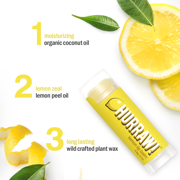 Hurraw Balm Lemon Lip Balm