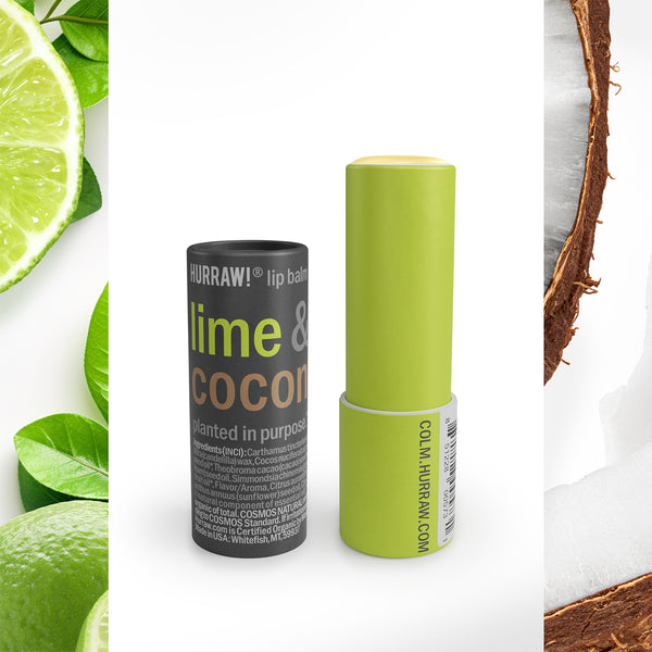 Hurraw Balm Lime & Coconut Lip Balm
