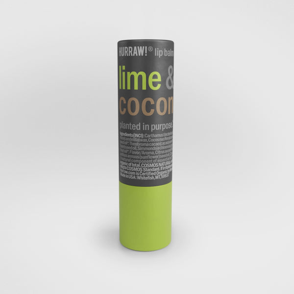 Hurraw Balm Lime & Coconut Lip Balm