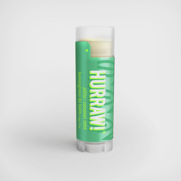 Hurraw Balm Pitta Lip Balm : Coconut Mint Lemongrass