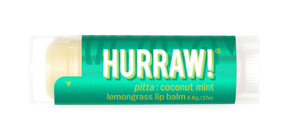 hurraw balm Pitta Lip Balm : coconut mint lemongrass