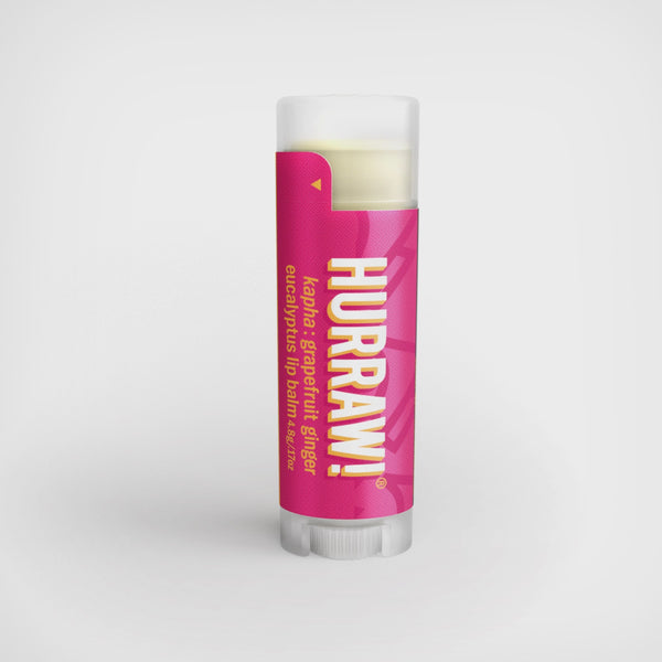Hurraw Balm Kapha Lip Balm : Grapefruit Ginger Eucalyptus