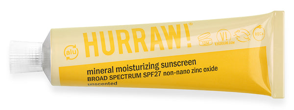 hurraw balm SUNUP® mineral moisturizing sunscreen BROAD SPECTRUM SPF27