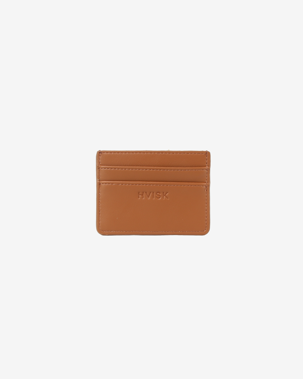 Hvisk CARDHOLDER SOFT STRUCTURE - Brown Caramel