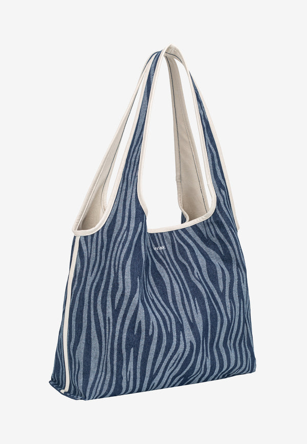 Hvisk CARRY DENIM - Navy Zebra