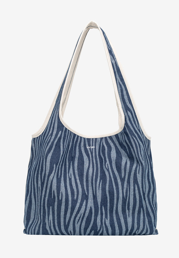 hvisk CARRY DENIM - Navy Zebra