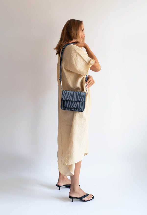 Hvisk CAYMAN POCKET DENIM - Navy Zebra