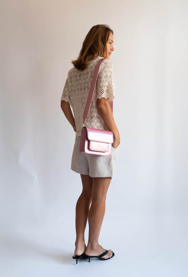 Hvisk CAYMAN POCKET SHINY STRUCTURE - Rouge Pink