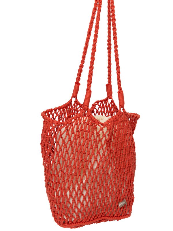 Hvisk EDEN TOTE - Red Coral