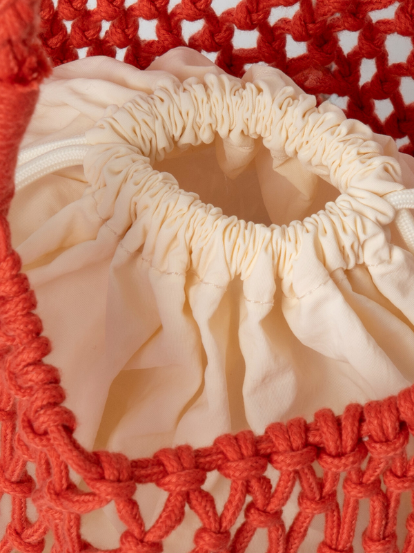 Hvisk EDEN TOTE - Red Coral