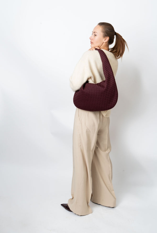 Hvisk HAZE BRAIDED NEOPRENE - Midnight Plum