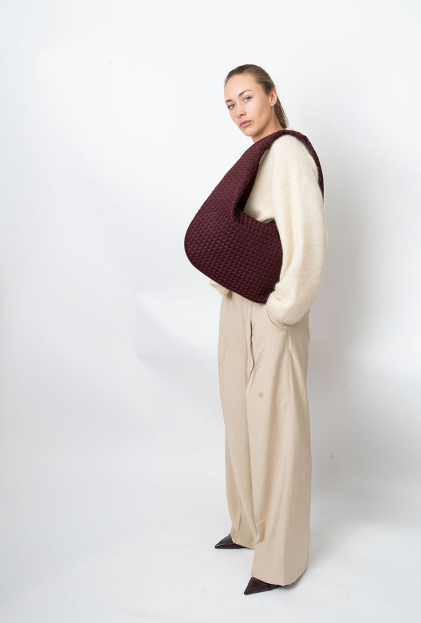 Hvisk HAZE BRAIDED NEOPRENE - Midnight Plum