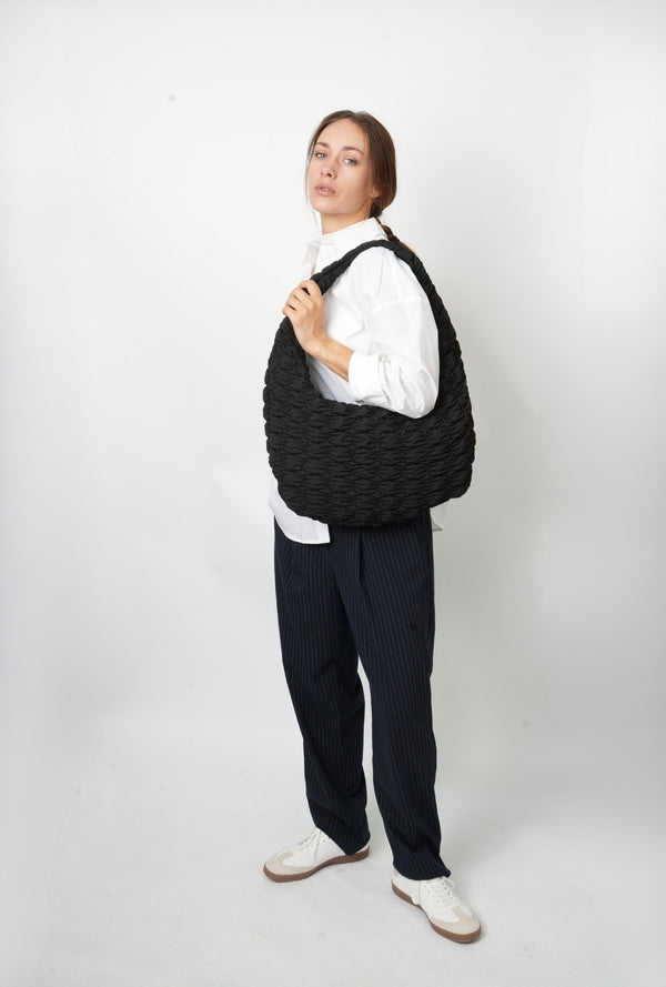 Hvisk HAZE MATTE TWILL QUILT - Black