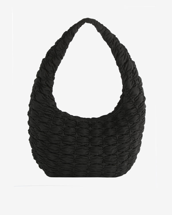 hvisk HAZE MATTE TWILL QUILT - Black