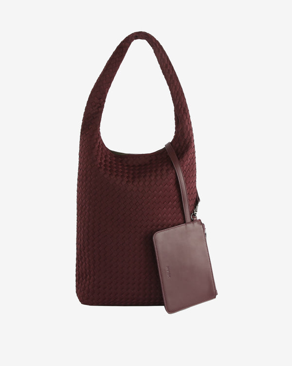 hvisk HOBO BRAIDED NEOPRENE - Midnight Plum