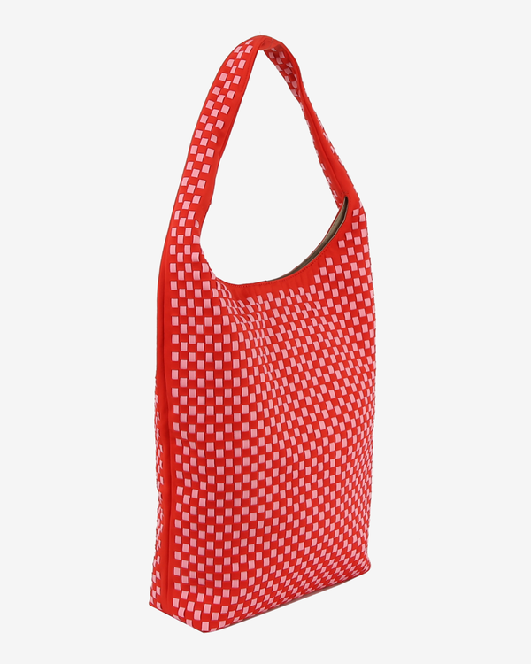 Hvisk HOBO BRAIDED NEOPRENE - Red Coral