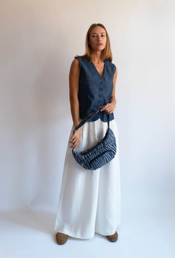 Hvisk JADE DENIM - Navy Zebra